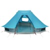 Tipi sátor tetővel tárolóval kék 466 x 310 x 240 cm taft