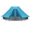 Tipi sátor tetővel tárolóval kék 466 x 310 x 240 cm taft