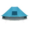 Tipi sátor tetővel tárolóval kék 680 x 430 x 270 cm taft