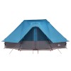 Tipi sátor tetővel tárolóval kék 680 x 430 x 270 cm taft