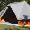 Tipi sátor tetővel szürke és narancs 680 x 430 x 270 cm taft
