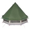 Tipi sátor tetővel tárolóval zöld 404 x 370 x 270 cm taft