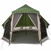Tipi sátor tetővel tárolóval zöld 404 x 370 x 270 cm taft