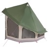 Tipi sátor tetővel tárolóval zöld 404 x 370 x 270 cm taft