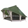 Tipi sátor tetővel tárolóval zöld 508 x 470 x 300 cm taft