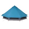Tipi sátor tetővel tárolóval kék 508 x 470 x 300 cm taft