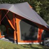 Tipi sátor tetővel szürke és narancs 508 x 470 x 300 cm taft