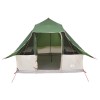 Tipi sátor tetővel tárolóval zöld 358 x 296 x 258 cm taft