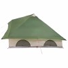 Tipi sátor tetővel tárolóval zöld 358 x 296 x 258 cm taft