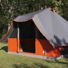 Tipi sátor tetővel szürke és narancs 358 x 296 x 258 cm taft