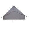 Tipi sátor tetővel szürke és narancs 364 x 281 x 257 cm taft