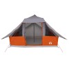 Tipi sátor tetővel szürke és narancs 364 x 281 x 257 cm taft