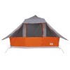 Tipi sátor tetővel szürke és narancs 364 x 281 x 257 cm taft
