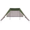 Tipi sátor tetővel tárolóval zöld 660 x 456 x 200 cm taft