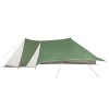 Tipi sátor tetővel tárolóval zöld 660 x 456 x 200 cm taft