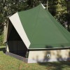 Tipi sátor tetővel tárolóval zöld 400 x 346 x 250 cm taft