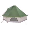 Tipi sátor tetővel tárolóval zöld 400 x 346 x 250 cm taft