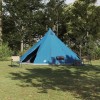 Tipi sátor tetővel tárolóval kék 560 x 560 x 300 cm taft