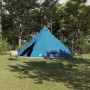 Tipi sátor tetővel tárolóval kék 560 x 560 x 300 cm taft
