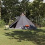 Tipi sátor tetővel szürke és narancs 560 x 560 x 300 cm taft