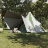 Tipi sátor tetővel tárolóval zöld 510 x 690 x 330 cm taft
