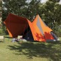 Tipi sátor tetővel szürke és narancs 510 x 690 x 330 cm taft