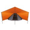 Tipi sátor tetővel szürke és narancs 510 x 690 x 330 cm taft