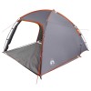 Kabin sátor tetővel szürke és narancs 370 x 230 x 185 cm taft