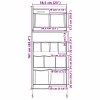 Tárolótáska tárolóval fekete és kék 161 x 58,5 cm oxford