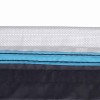 Tárolótáska tárolóval fekete és kék 140 x 43 cm oxford