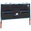 Tárolótáska tárolóval fekete és kék 98 x 47 cm oxford