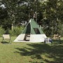 Tipi sátor tetővel tárolóval zöld 383 x 338 x 217 cm taft