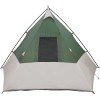 Tipi sátor tetővel tárolóval zöld 383 x 338 x 217 cm taft