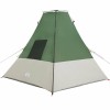 Tipi sátor tetővel tárolóval zöld 383 x 338 x 217 cm taft