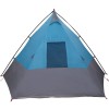Tipi sátor tetővel tárolóval kék 383 x 338 x 217 cm taft