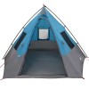 Tipi sátor tetővel tárolóval kék 383 x 338 x 217 cm taft