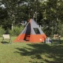 Tipi sátor tetővel szürke és narancs 383 x 338 x 217 cm taft