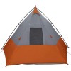 Tipi sátor tetővel szürke és narancs 383 x 338 x 217 cm taft