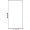 Sátor szőnyeg kék és szürke 500 x 250 cm polietilén