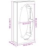Antracitszürke hidegen hengerelt acél tűzifatároló 50x23x100 cm
