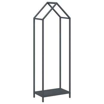 Antracitszürke hidegen hengerelt acél tűzifatároló 40x25x120 cm