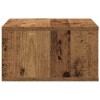 Nyomtatóállvány tárolóval öreg fa 49 x 40 x 22,5 cm faanyag