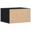 Nyomtatóállvány fekete tölgy 40 x 32 x 22,5 cm faanyag