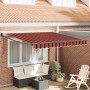 Elektromos kihúzható napernyő narancssárga 300 x 250 cm