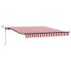 Napernyő anyag tartalmaz piros és fehér 300 x 250 cm poliészter