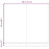 Behúzható napellenző piros 300 x 250 cm szövet és fém