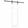 Csúszó ajtó orkdal fehér és fekete 61 x 198,5 cm
