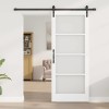 Csúszó ajtó orkdal fehér és fekete 83 x 202 cm