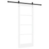 Csúszó ajtó orkdal fehér és fekete 83 x 202 cm