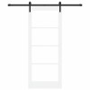 Csúszó ajtó orkdal fehér és fekete 83 x 202 cm